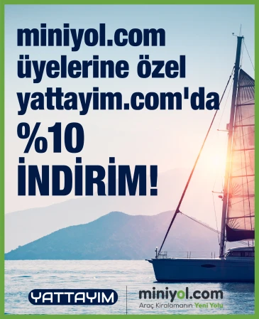 Miniyol.com Üyelerine Özel Yattayim.com'da %10 İndirim !