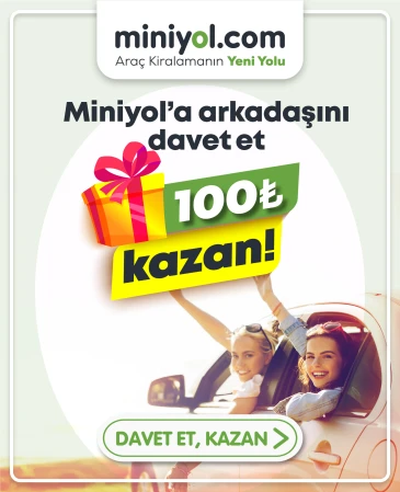 Miniyol’un Avantajlarla Dolu Dünyasına Arkadaşını Davet Et 100 TL Kazan!