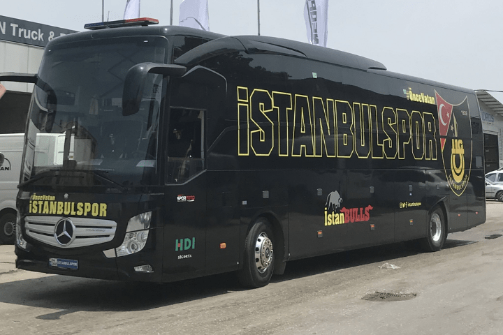 istanbulspor futbol takım otobüsü