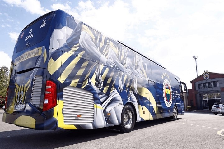 Fenerbahçe takım otobüsü