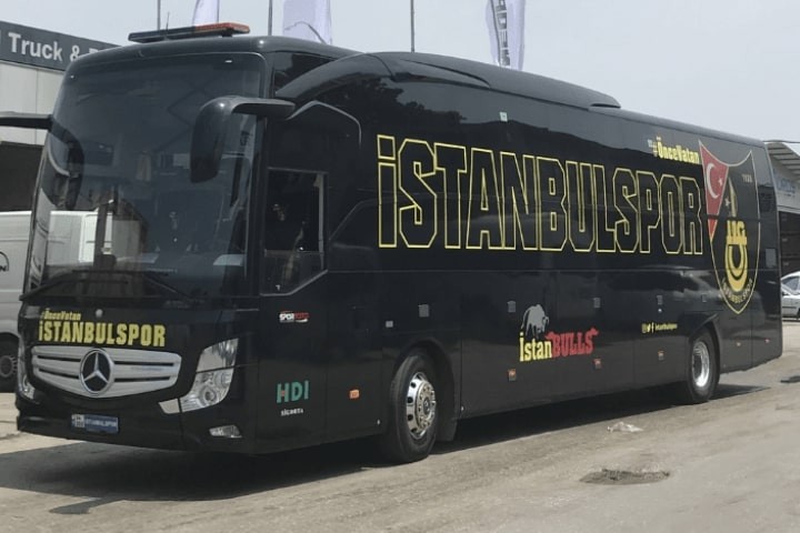 İstanbulspor takım otobüsü